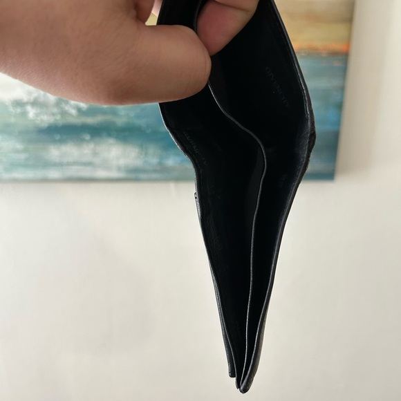 Givenchy Black Leather Wallet Minimalist Design - Picture 4 of 5
